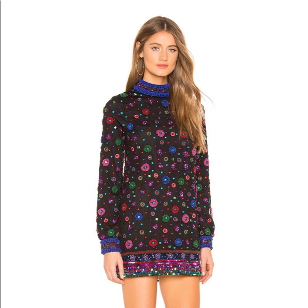 Tularosa Adams Dress in Pink Multi - Picture 3 of 11